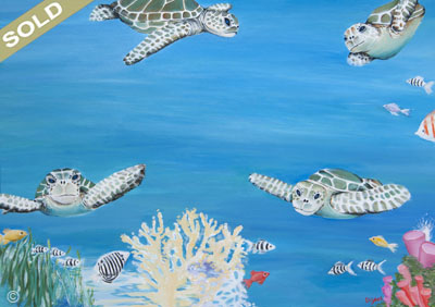 Aqua Marine Ningaloo - by Guest Artist Debbie Lynch