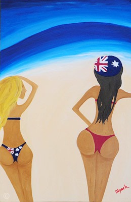 Beach Babes - by Debbie Lynch