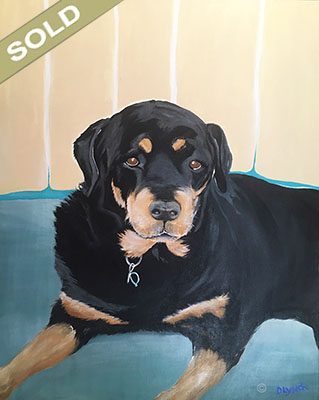 Commissioned Artwork - by Debbie Lynch - Pet Painting